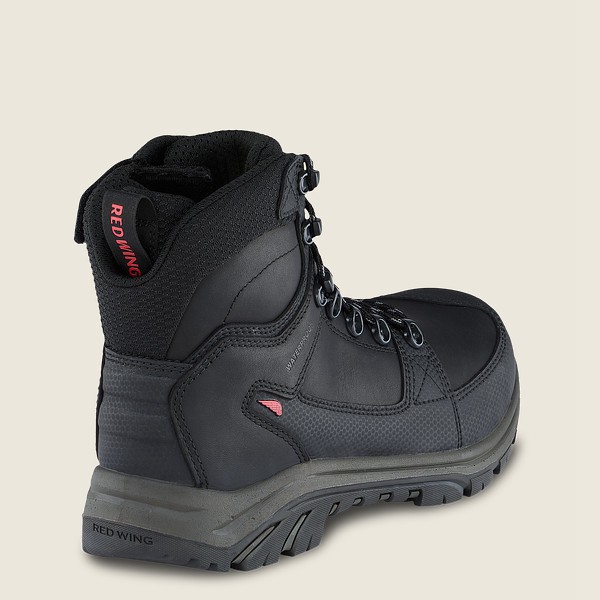 Red Wing Safety Boots Trades - 6-Inch Side-Zip Waterproof Toe - Svart - Herre 6251-KDTRM